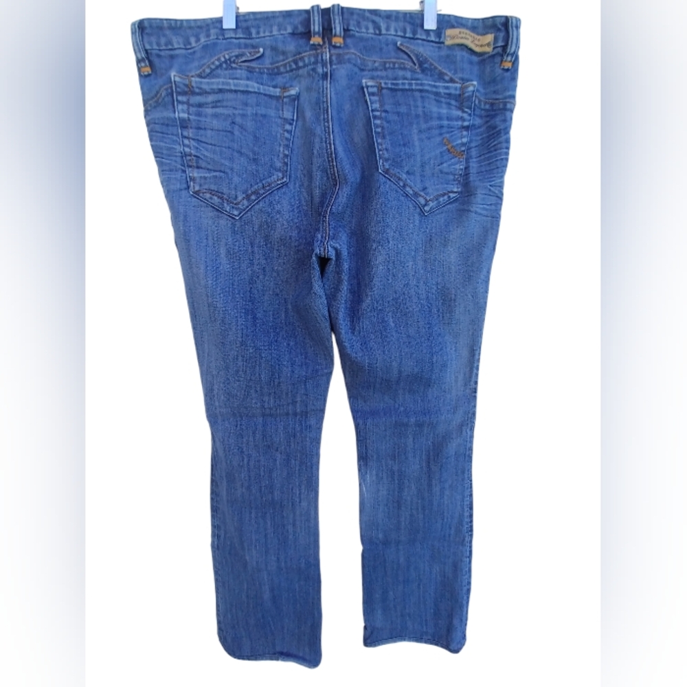 Parasuco Blue Jeans Mens 40 Denim Boot Cut Distressed 40×34 Pants